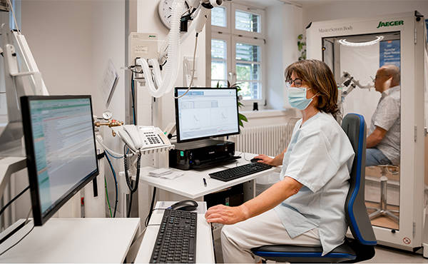 Gemeinsam im Kampf gegen chronische Lungenerkrankung Funktionsdiagnostik Lungenklinik Lostau