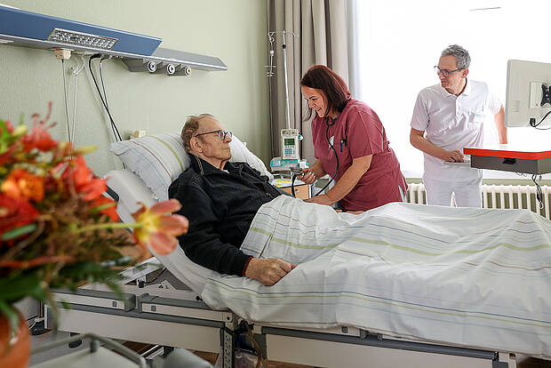 Pflegerische und medizinische Betreuung auf der Palliativstation