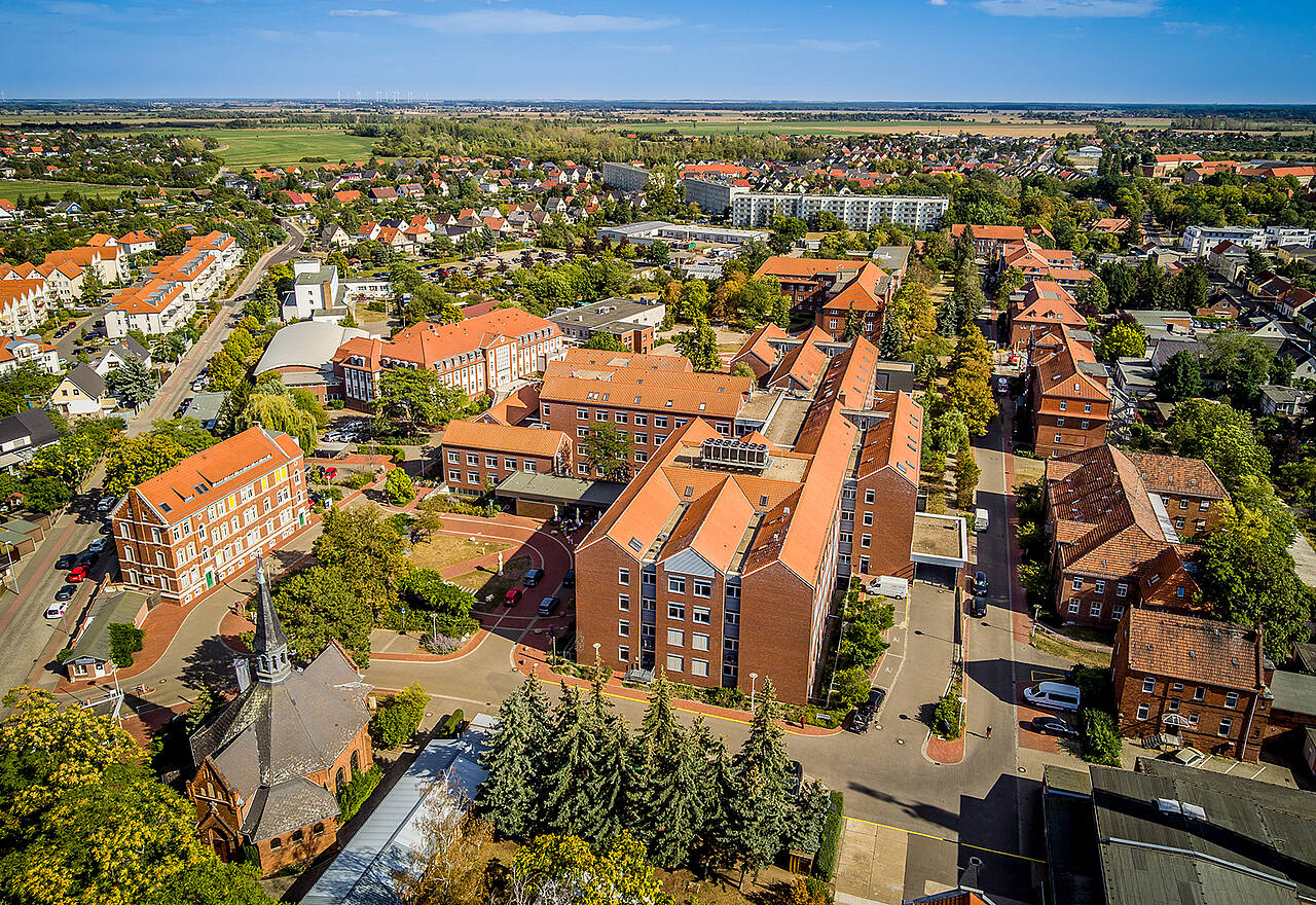Luftbild Pfeiffersche Stiftungen