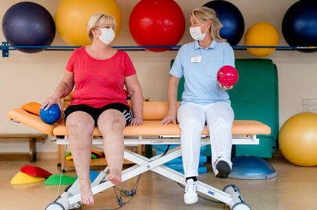 Physiotherapie in der Lungenklinik Lostau