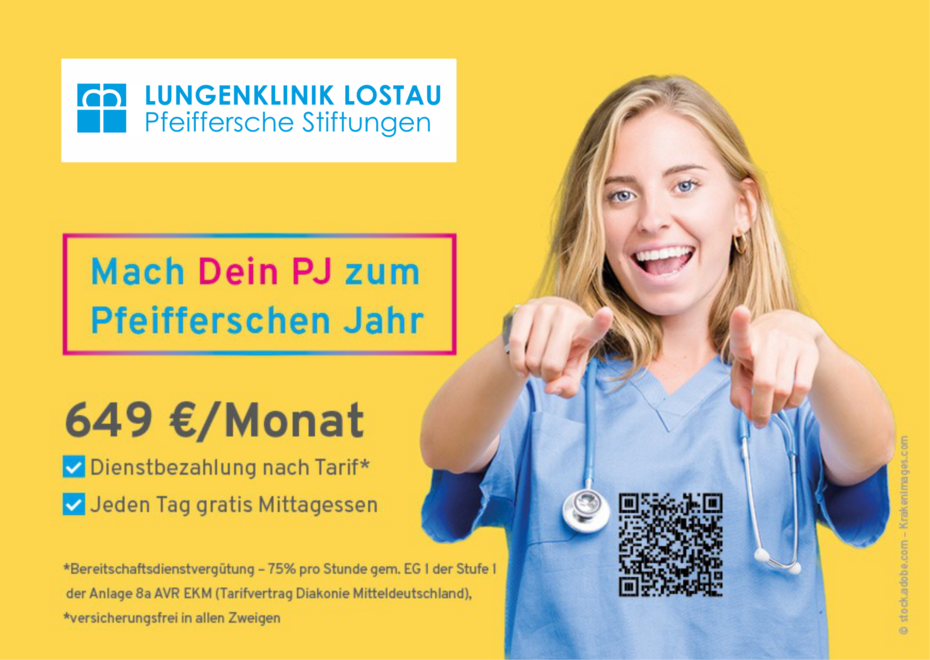 Mach Dein PJ zum Pfeifferschen Jahr Kampagnenmotiv Praktisches Jahr