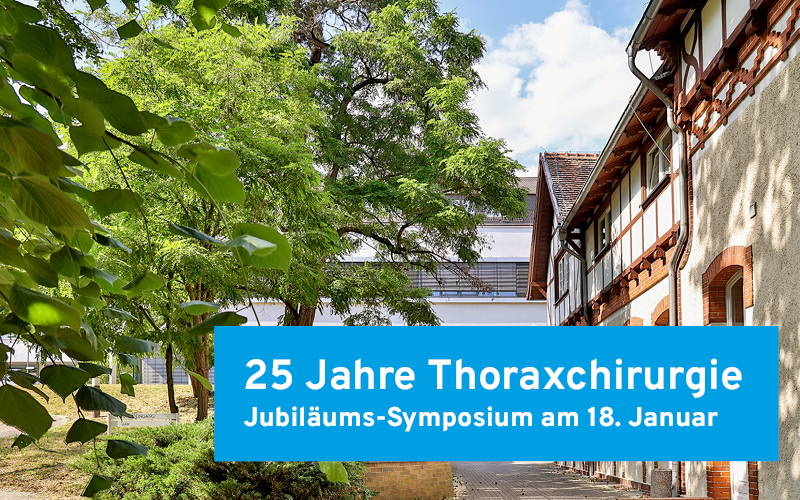 Symposium „25 Jahre Thoraxchirurgie an der Lungenklinik Lostau“ am 18. Januar 2024 Lungenklinik Lostau