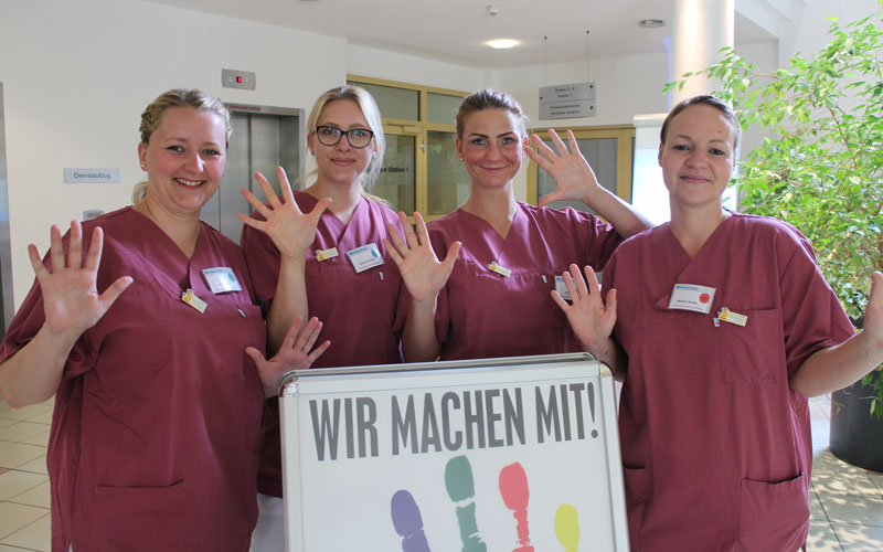 Saubere Hände retten Leben Hygienefachkräfte